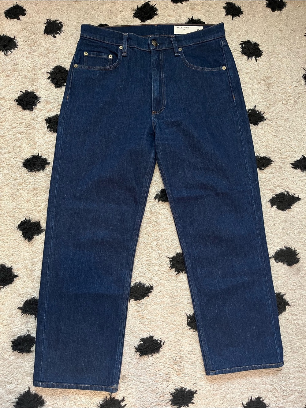 Rag & Bone Size 30 Harlow Midrise Ankle Straight Straight Leg